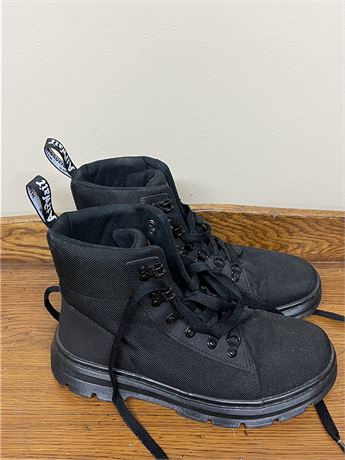 Dr Martens Black Combat Casual Boots Size 9