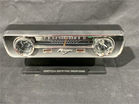 Mark Feldstein & Associates Ford 1965 Mustang Dashboard Sound Clock &Thermometer