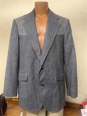 Pendleton 2 Button Grey Blazer Size 44 Long