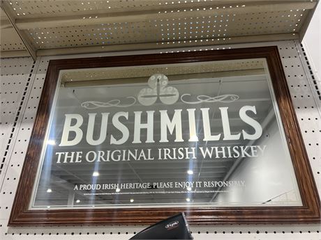 Bushmills The Original Irish Whisky Mirror Art