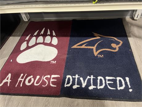 “A House Divided” Bobcats & Grizz Doormat