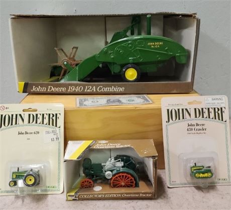John Deere Die Cast Tractors & Combine