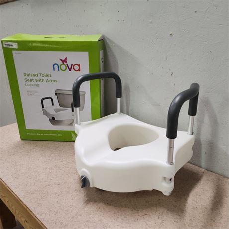 Nova Raised Toilet Seat w/ Arms