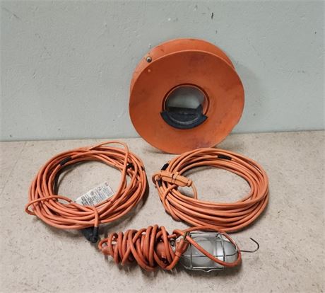 Assorted Power Cords and Winder