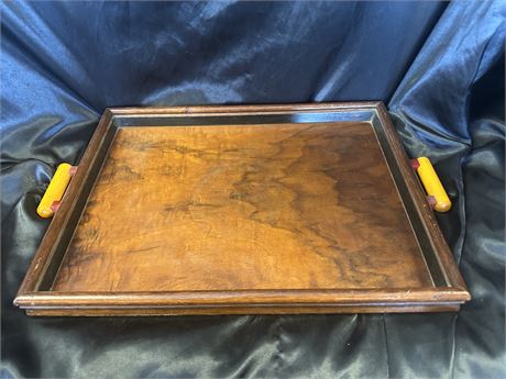 Vintage Bedside Tray w/ Celluloid Handles