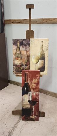 Wine Lover Wall Hanger Trio...12x24-12x36