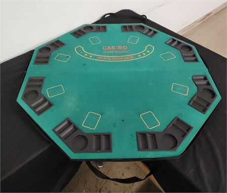 Portable Casino Card Table Top...4'x4'