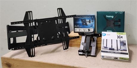 5-Assorted Size TV Wall Mounts