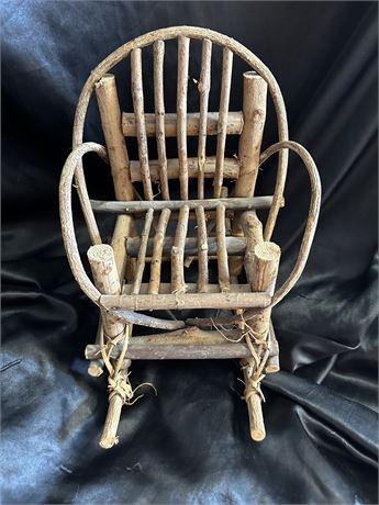 Wooden Rocking Chair for Dolls