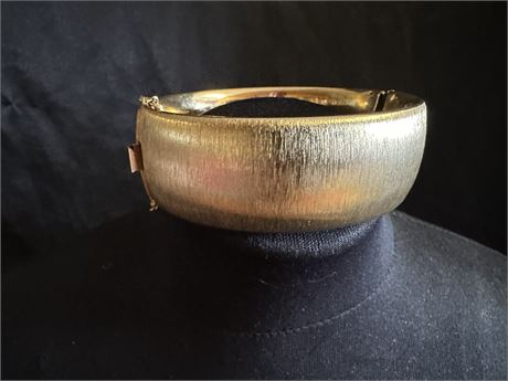 Gold Plates Bangle Bracelet
