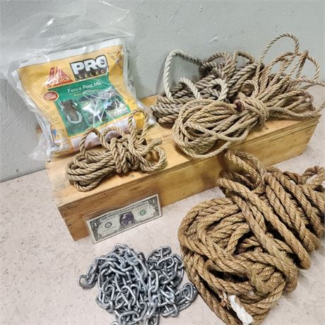 Assorted Rope & Chain Bundle