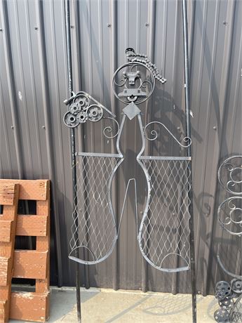 Tall Metal Artwork