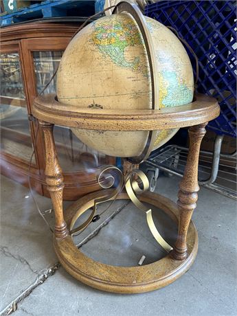 3 Foot Tall Spinning Globe