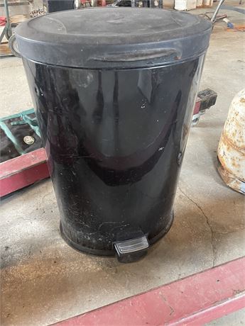 Flip Top Garbage Can