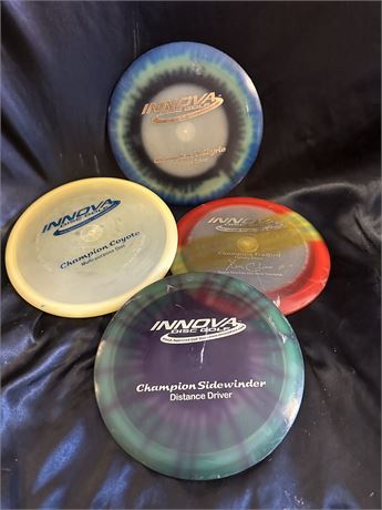 INNOVA Disc Golf-Set of 4 Frisbees