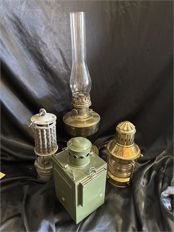 A Variety of Lanterns-4 of them!-including an antique!!