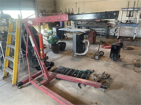 Large 4400lb Shop Crane