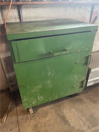 Green Steel Cabinet