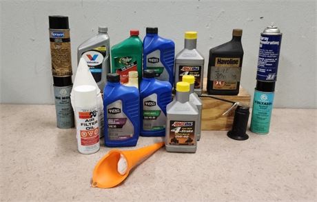 Assorted Automobile Lubricants