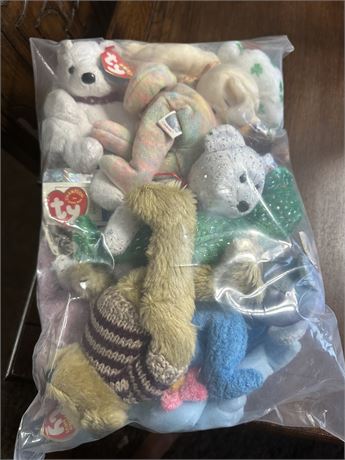 Bag of Beanie Babies-All Mixed