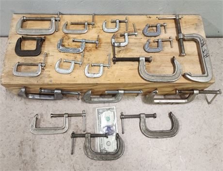 Assorted C-Clamps