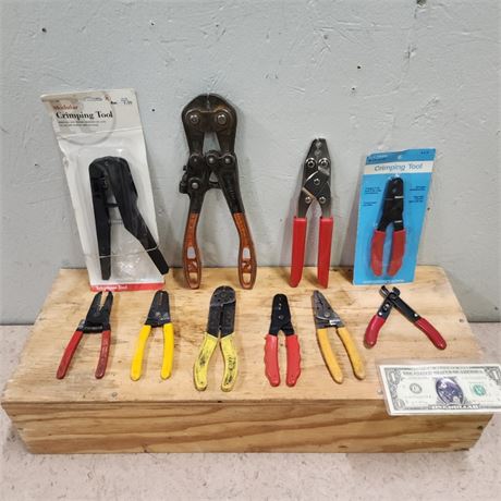 Assorted Crimping & Stripping Tools