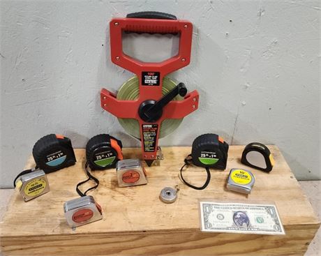 Layout & Nice Assortment of Measuring Tapes