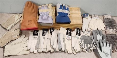 Nice Assortment of Work Gloves - Men's XL