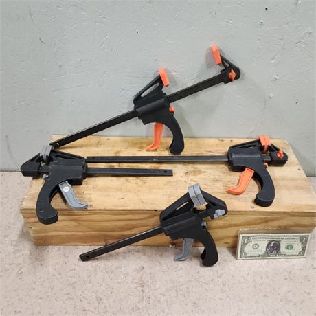 4 Bar Clamps - 11" & 17"