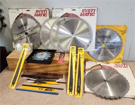 Saw Blades for 12" Circular Saw + Other Blades