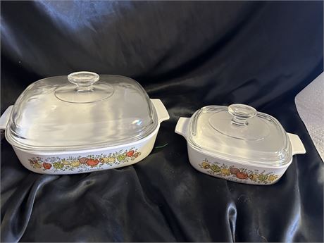 2 Vintage Baking Dishes