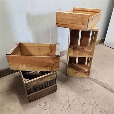 Collectible Wood Crates