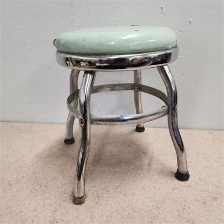 Vintage Chrome Stool