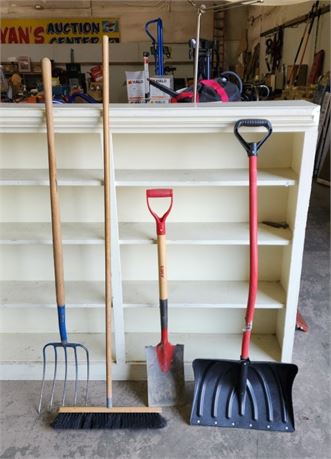 Shovels- Broom-Fork