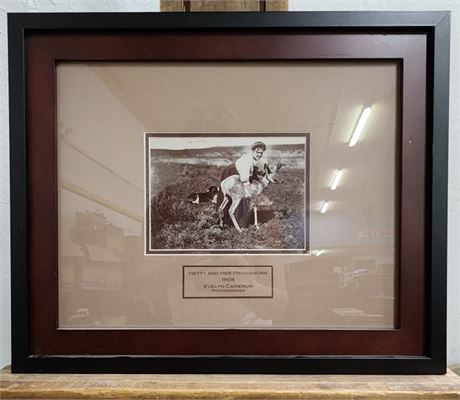 Evelyn Cameron: Netty and Her Pronghorn 1894-1928 Vintage Photograph w/ COA