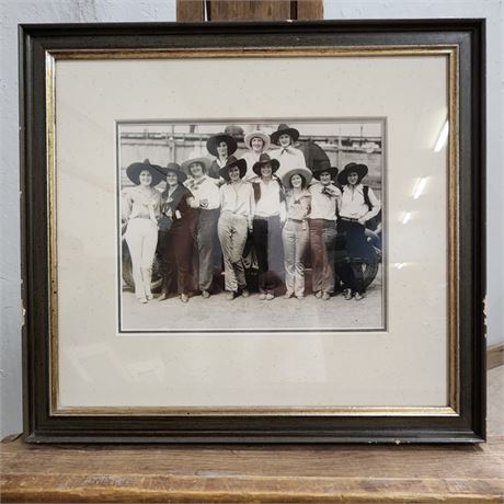 R.R Doubleday Cowgirls Vintage Photograph