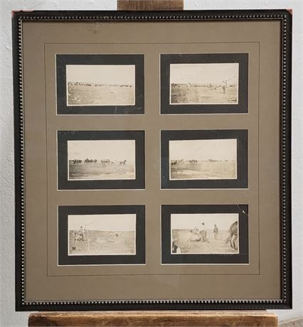 6 Small Vintage Photographs - Spring or Fall Roundup - Malta, MT