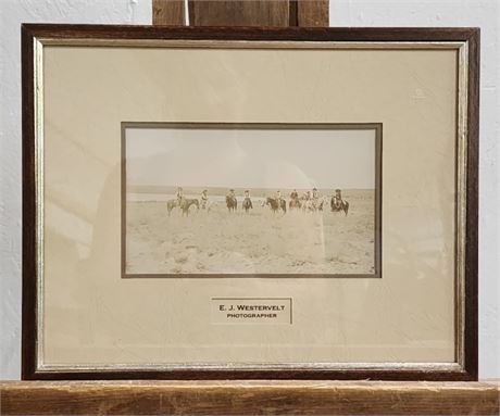 E.J. Westervelt: Cowboys on Roundup Vintage Photograph