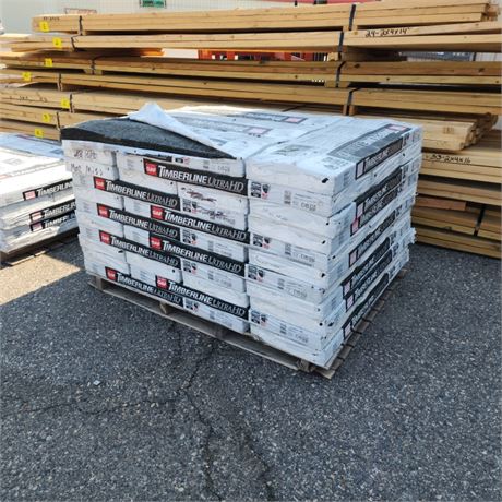 44 Bundles Timberline Ultra HD Shingles - Charcoal