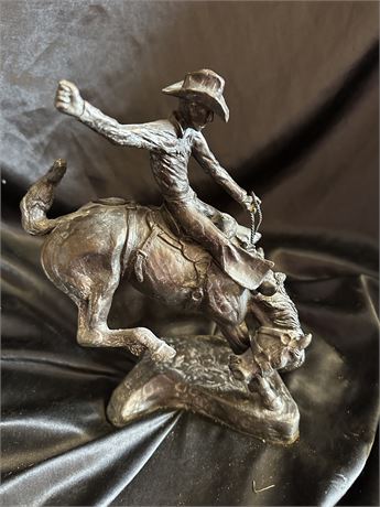 Cast Iron Horse Rider