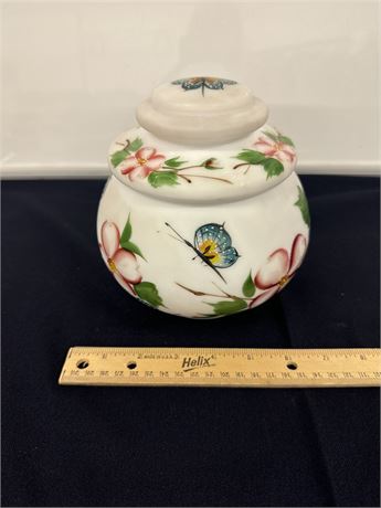 Handpainted Ginger jar-Lovely Piece