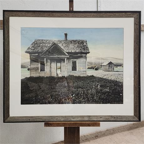 Chris Autio: Snake River Barn Vintage Photograph