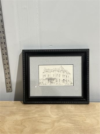 Moss Mansion Framed Print