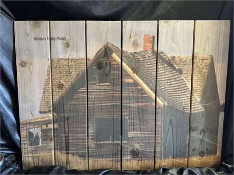 Wooden House Art from Montana Mottly Photos