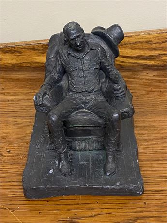 Michael Garman Sculpture American Cowboy 1973