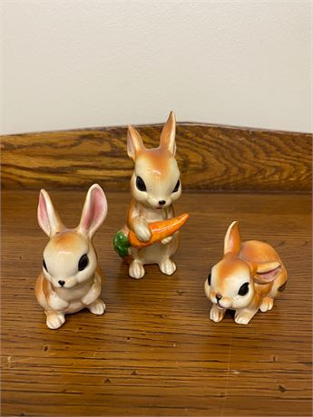 Vintage Joseph Originals ceramic bunnies