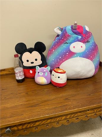 Lot of 4 Squishmallows