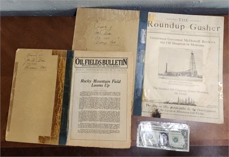 Vintage Oil Field Books