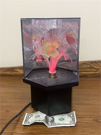 Fiber Optic Light Color Changing Flower Lamp