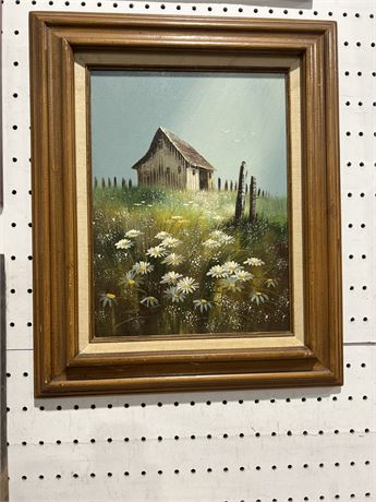 Vintage Landscape Oil Painting Original-Unable to verify artist